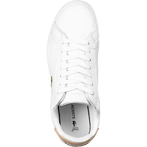 Lacoste Graduate 120 1 SFA, Zapatillas para Mujer, Blanco (Wht/Nat), 39.5 EU