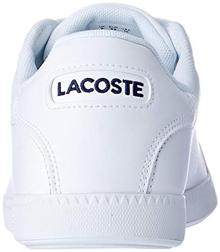 Lacoste Graduate BL 1 SMA, Zapatillas para Hombre, Blanco (White/White), 41 EU