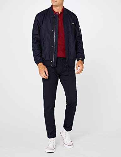 Lacoste PH4012, Polo Para Hombre, Rojo (Bordeaux), Medium (Talla del fabricante: 4)