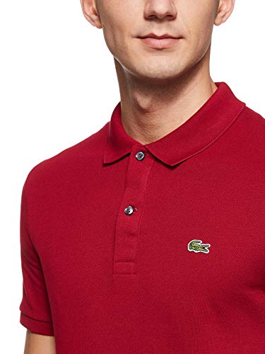 Lacoste PH4012, Polo Para Hombre, Rojo (Bordeaux), Medium (Talla del fabricante: 4)