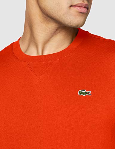 Lacoste Sh7613 Sudadera, Rojo (Corrida S5h), Small (Talla del Fabricante: 3) para Hombre