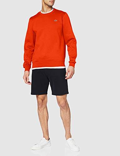 Lacoste Sh7613 Sudadera, Rojo (Corrida S5h), Small (Talla del Fabricante: 3) para Hombre