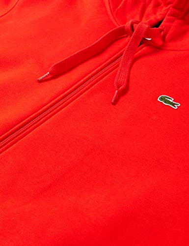 Lacoste Sport Sh7609 Sudadera, Rojo (Corrida/Noir G64), Large (Talla del Fabricante: 5) para Hombre
