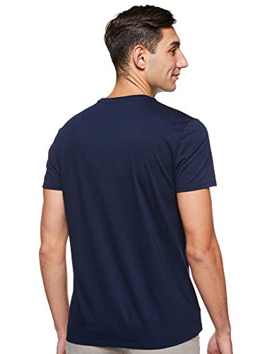 Lacoste TH6709, Camiseta para Hombre, Azul (Marine), L (Talla del fabricante: 5)