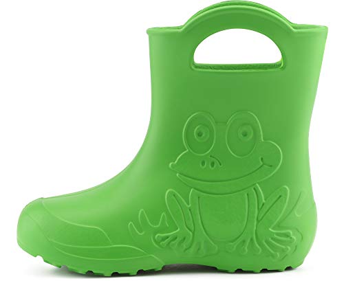Ladeheid Botas de Agua en EVA Unisexo Niños Niñas LA-CA-01 (Verde, 22/23 EU)