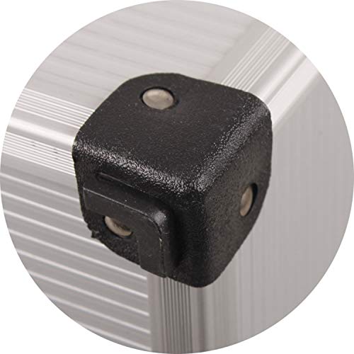 Lakot L-80-003, Maleta de aluminio para herramientas (16 x 26 x 33.5 cm), color plata