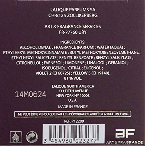 LALIQUE - Agua de perfume vaporizada Amethyst, 50ml