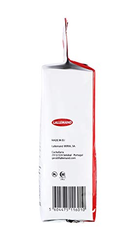 Lallemand Levadura seca – Paquete de 500 gramos de levadura instantánea – Levadura en polvo con calidad de panadería profesional