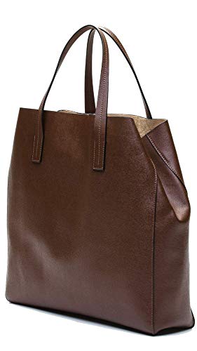 Lamarthe Sac Space Saffiano GP102U - Bolso de mano para mujer (altura x anchura x profundidad): 29 x 27 x 10 cm, color Marrón, talla Medium