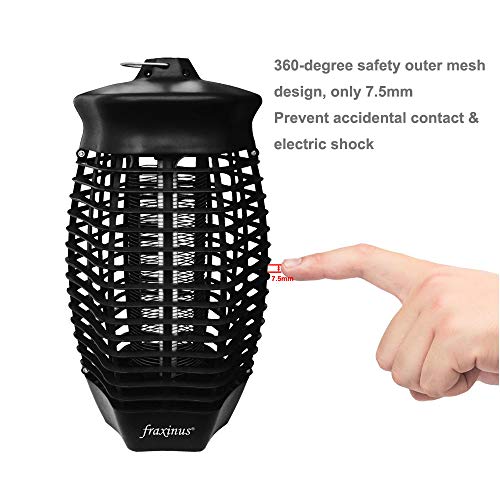 Lámpara Antimosquitos Electrico, Mata Mosquitos electrico, UV lamparas atrapa Anti Mosquitos Interior, para Mata Mosquitos, Insectos, Polillas, Moscas, Efecto 50㎡.