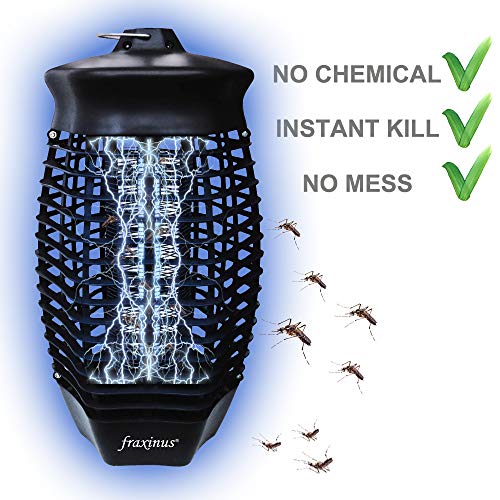 Lámpara Antimosquitos Electrico, Mata Mosquitos electrico, UV lamparas atrapa Anti Mosquitos Interior, para Mata Mosquitos, Insectos, Polillas, Moscas, Efecto 50㎡.