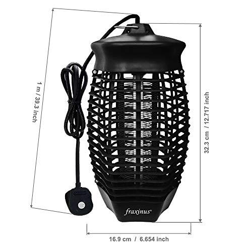 Lámpara Antimosquitos Electrico, Mata Mosquitos electrico, UV lamparas atrapa Anti Mosquitos Interior, para Mata Mosquitos, Insectos, Polillas, Moscas, Efecto 50㎡.