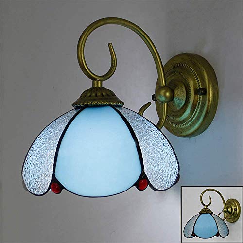 Lámpara De Pared Retro De Un Solo Cabezal De Estilo Europeo, Apliques De Estilo Tiffany, Faros De Espejo De Baño, Accesorio De Iluminación Para Sala De Estar De Estudio De Dormitorio, 110 V-240 V, D