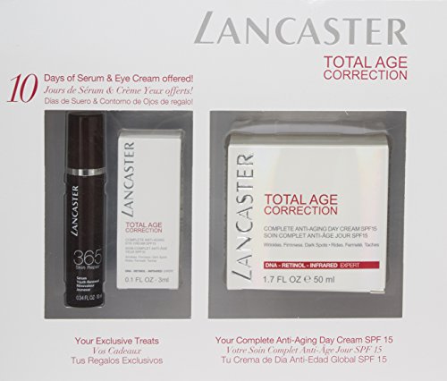 Lancaster Total Age Correction - Crema antiarrugas, 3 piezas, 200 gr