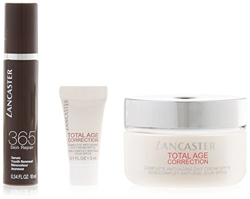 Lancaster Total Age Correction - Crema antiarrugas, 3 piezas, 200 gr