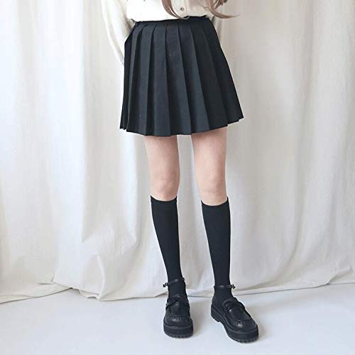 LANKOULI Lolita Zapatos Estilo Universitario Zapatos Dulces Cabeza Redonda Fondo Grueso Uniforme Zapatos De Niña Zapatos De Arco De Cuero Cosplay Lolita 37