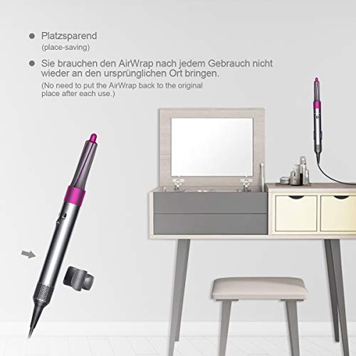 LANMU - Soporte de accesorios para Dyson Airwrap, montaje de pared para Dyson Airwrap