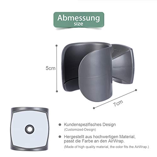 LANMU - Soporte de accesorios para Dyson Airwrap, montaje de pared para Dyson Airwrap