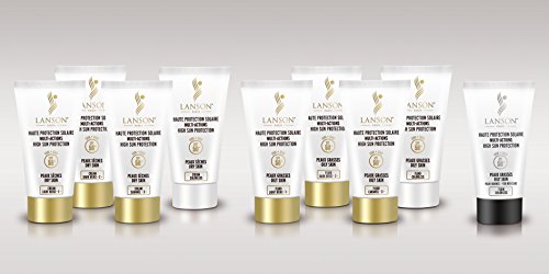 Lanson Crema Solar con Color de Muy Alta Protección SPF 50 - Multi Actions - para Las Pieles Grasas (1.5-Rose Beige)