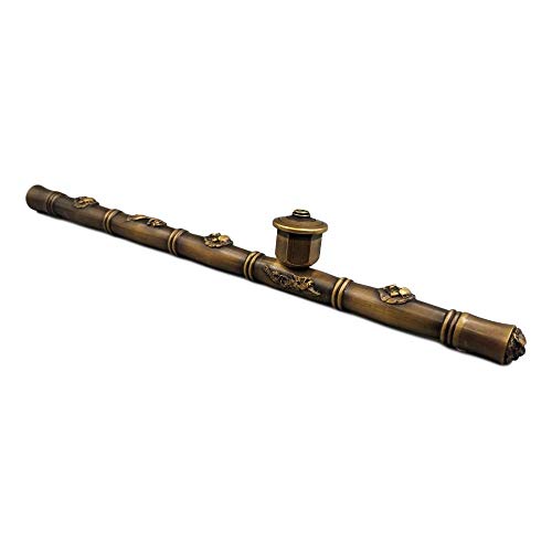 LAOJUNLU Coleccionables Antiguos, Tubos de Opio, Adornos de Bronce, Accesorios de Bronce. Imitación Antigua