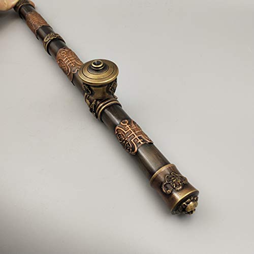 LAOJUNLU Coleccionables Antiguos, Tubos de Opio, Estilo 2, Accesorios de Bronce, Adornos de Bronce. Imitación