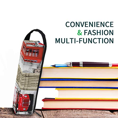 Lápiz Bolsa Bolso Funda Bolsa Londres Big Ben Maquillaje Gafas de sol cosméticas para Girls Boys Travel School