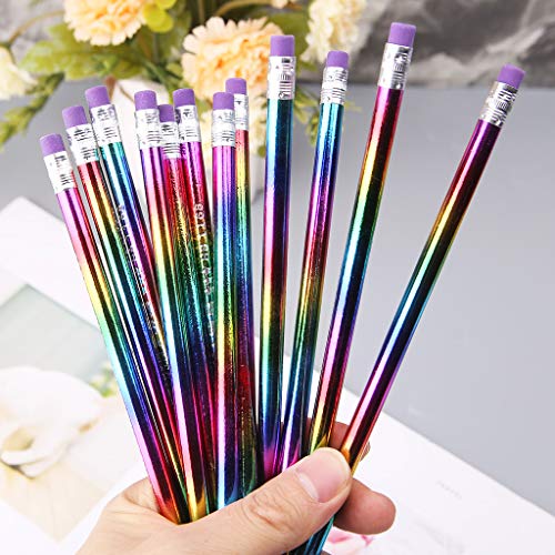 Lápiz de madera Eden 12 unidades, protección del medio ambiente, colores brillantes, para la escuela, oficina, dibujo, pintura, bolígrafo, regalo