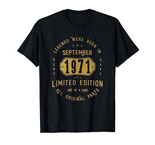 Las Leyendas nacen en Septiembre de 1971 Camiseta