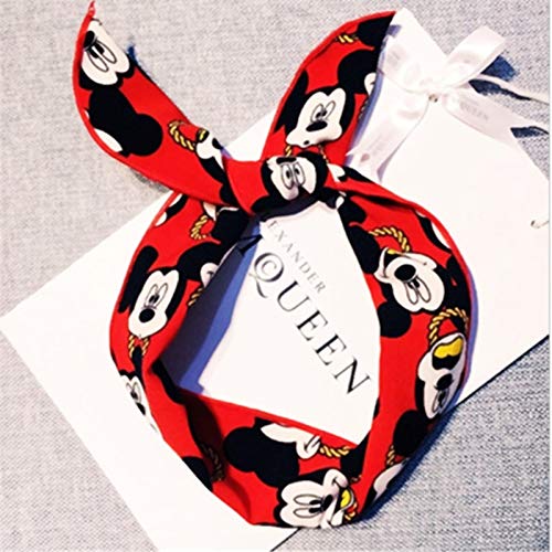 Las orejas de Mickey UniqueBows forMinnie Accesorios para el cabello diadema forHair Accesorios orejas de Mickey Mouse con banda de sujeción