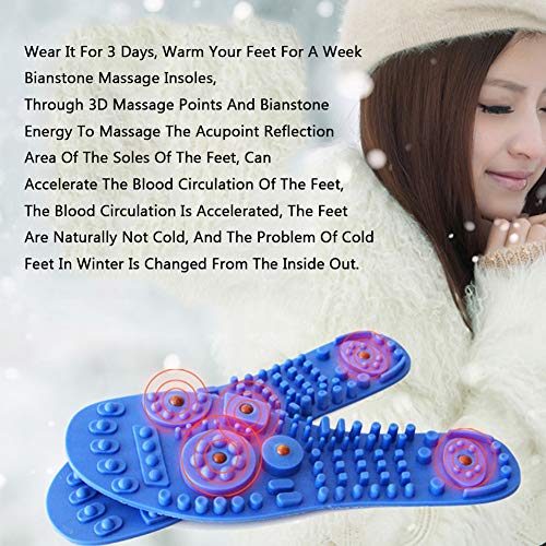 Las Plantillas De Masaje Magnético, Acupresión Masaje Comfort Salud Transpirable, Mejorar La Circulación Sanguínea, Uso Diario Mayor Comodidad, para Hombres Y Mujeres,44