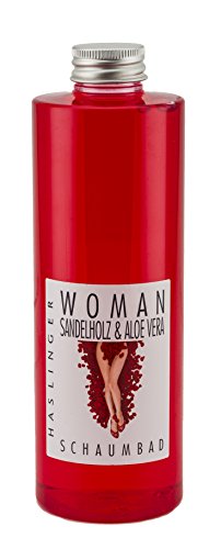 Lashuma Schaumbad - Gel de ducha Woman con aceite de sándalo y extracto de áloe vera, 400 ml