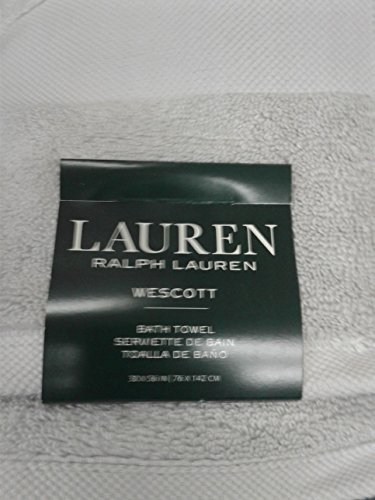 Lauren by Ralph Lauren Wescott - Toalla de baño, color gris
