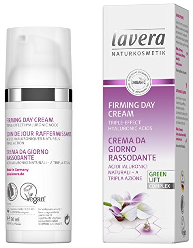 lavera Crema Diurna Facial - ácido hialurónico - vegano cuidado facial biológico cosméticos naturales 100% certificados 50 ml (108452)