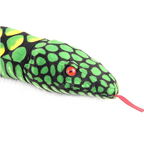 Lazada Realista Pitón Relleno Gigante Boa Constrictor Muñecas Felpa Serpiente Juguetes 170cm (averde)