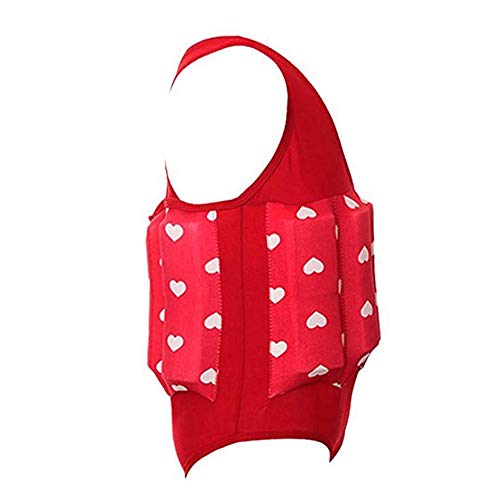 Lazzon Flotador Traje de Baño Niño Niña Bebé Bañador una Pieza Secado Rápido 1-10 Años