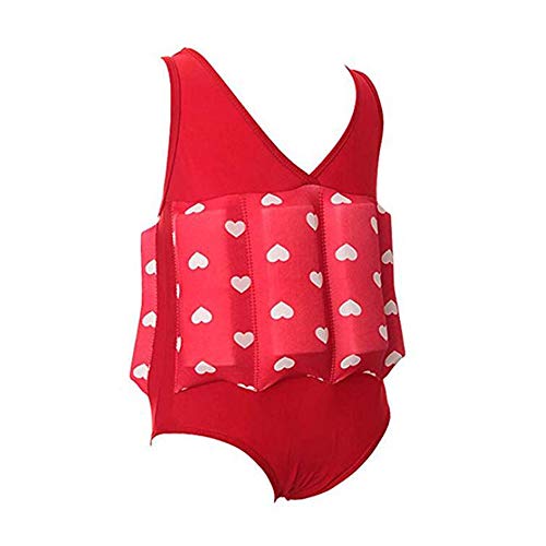 Lazzon Flotador Traje de Baño Niño Niña Bebé Bañador una Pieza Secado Rápido 1-10 Años