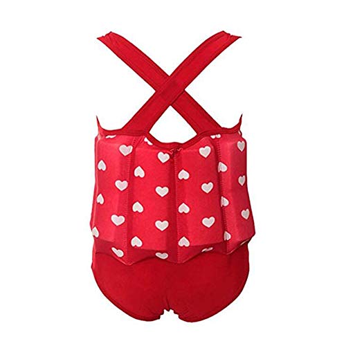 Lazzon Flotador Traje de Baño Niño Niña Bebé Bañador una Pieza Secado Rápido 1-10 Años