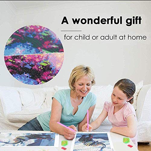 Lcyab 5D DIY Pintura Diamantes Kit Bordado diamantes imitación cristal taladro Colección de personajes clásicos de cuentos de hadas. adultos ocio alivio estrés clásico decoración hogar familia Regalo