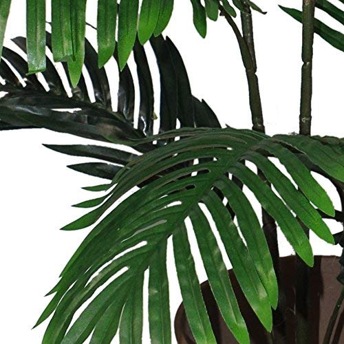 Leaf - Palmera, Tipo Areca, Artificial, de 90 cm, Planta de tamaño Grande, Color Verde