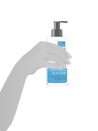 Leche Limpiadora Suave con Colágeno y Algas 500 ml - Contorno de Ojos y Cara - Todo Tipo de Piel