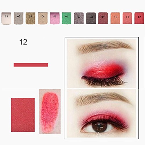 Lecimo Pro Eyeshadow Makeup 12 Colores Brillo Mate Sombra De Ojos Paleta Nudes Cosmetics,3#