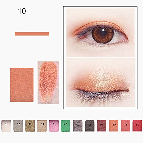 Lecimo Pro Eyeshadow Makeup 12 Colores Brillo Mate Sombra De Ojos Paleta Nudes Cosmetics,3#