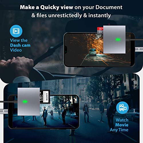 Lector de tarjetas SD / CF para USB C, Stouchi UHS-II SD4.0 / CF / Adaptador de lector de tarjetas Micro SD 3 en 1 OTG SD 4.0 Lector de tarjetas hasta 312 MB/s para 2018 MacBook Air/New iPad Pro,y más