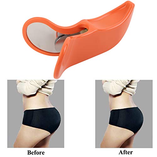 Leezo - Entrenador de músculos pélvicos para el suelo de la pelvis, ejercicio interno, muslo, caderas, controlador de la vejiga, corrección hermosa glúteos vejiga, naranja