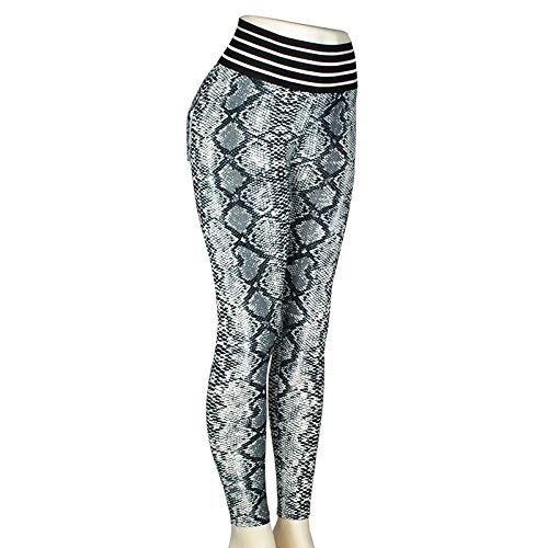 Leggings Leggings De Leopardo para Mujer Leggings De Entrenamiento Push Up Fitness Femme Ropa Deportiva Elástica Leggins Mujer M Greysnake