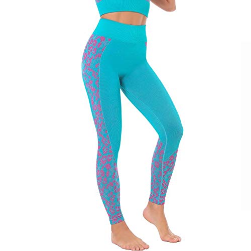 Leggings Leggings Mujer Casual Estampado De Leopardo hasta El Tobillo Spandex Jeggings Entrenamiento Cintura Alta Push Up Leggings Femme M V