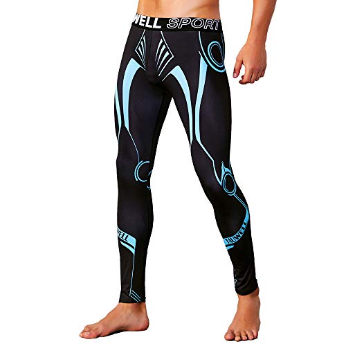 Leggins Hombres Deporte Pantalones Deportivos de Colores para Hombres Pantalones Transpirables de Secado rápido Leggings térmicos Running Yoga Fitness