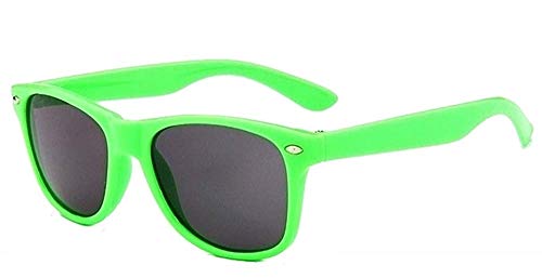 Legisdream Gafas de sol para niños 4 6 8 10 años clásico lentes negras montura verde uv 400 idea de regalo de Navidad y cumpleaños