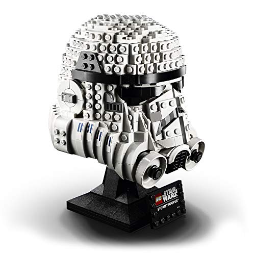 LEGO Star Wars - Casco de Soldado de Asalto, Set de Construcción Coleccionable de Figura de Casco de Stormtrooper de la Guerra de las Galaxias(75276)