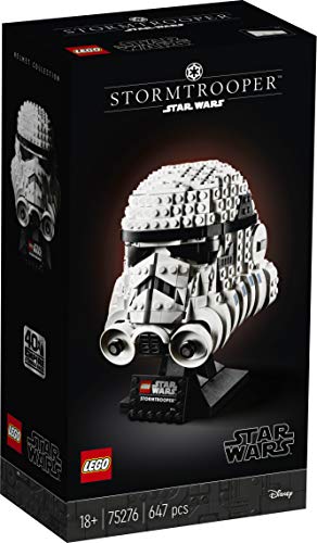 LEGO Star Wars - Casco de Soldado de Asalto, Set de Construcción Coleccionable de Figura de Casco de Stormtrooper de la Guerra de las Galaxias(75276)
